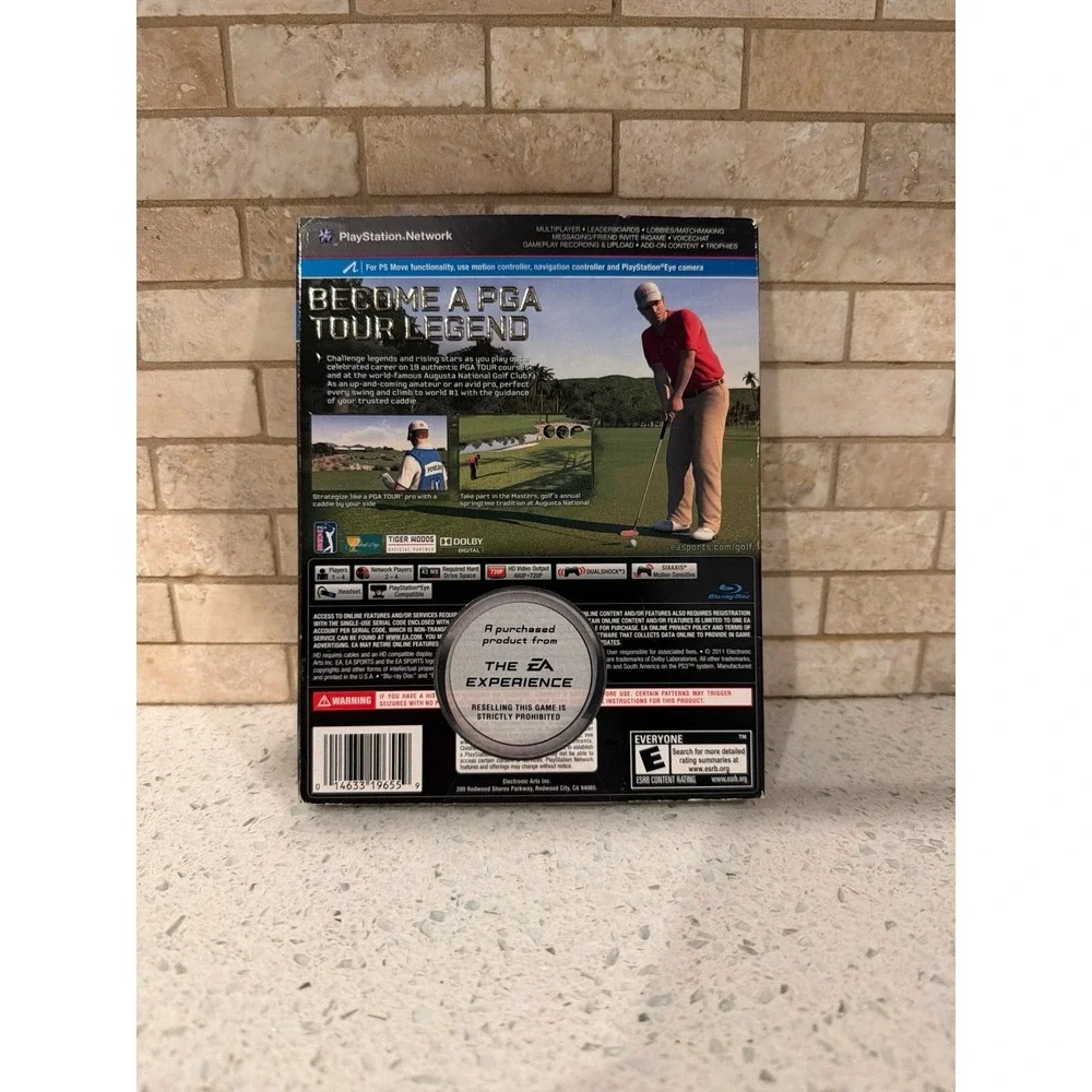 Tiger Woods PGA Tour 12 The‎ Masters PS3 Tested Working